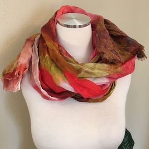 Gorgeous abstract scarf, one size